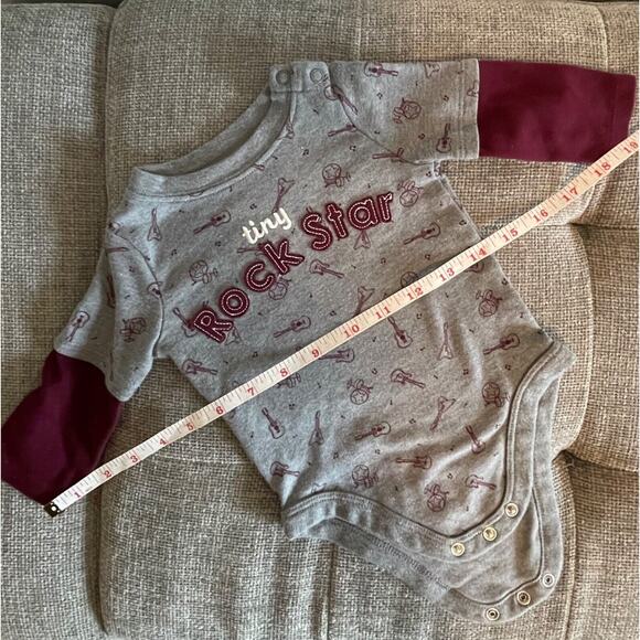 Baby Boy Clothes Rock Star Style Size 3-6 Months Lot of 3 items - Picture 9 of 10